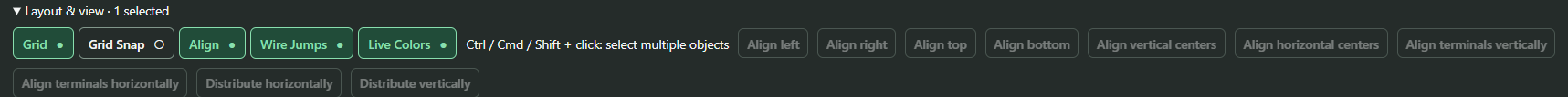 V1.0 English layout and alignment tools